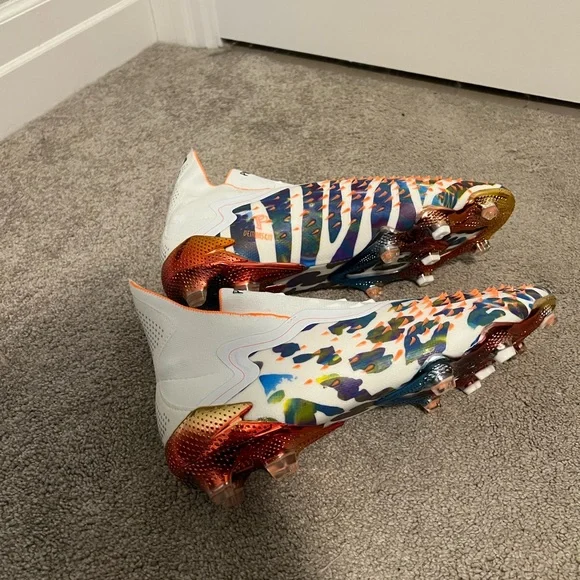 NEVER WORN ADIDAS PREDATOR FREAK+ POGBA DEMON SOCCER CLEATS - SIZE 10 - Picture 7 of 9